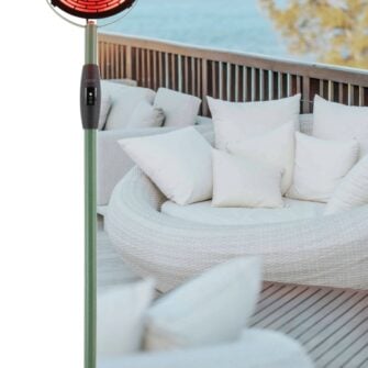 Radiateur sur pied Vert Jade Heater Indus Ultra 2100 Watt 02