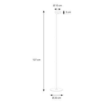 Mirai staande lamp afmetingen