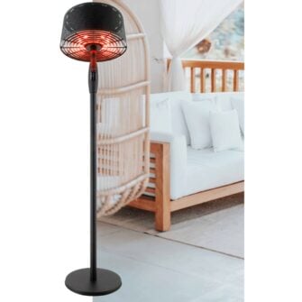 Radiateur IR Moderna Artix Ultra Standing noir 2000 Watt