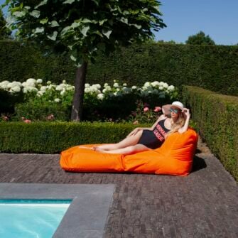 Beach Lounge lounger Orange 03