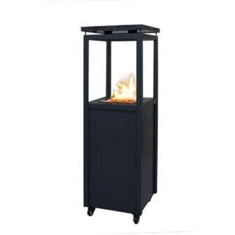 Cordoba gas fireplace black