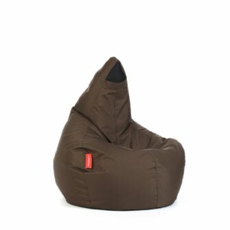 Pouf Dropseat marron,
