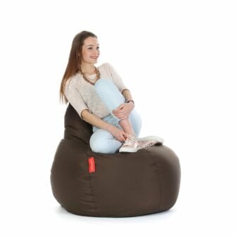 Pouf Dropseat marron