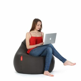 Pouf Dropseat gris foncé 02