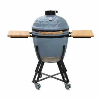 Kamado BBQ Large diamant 56 bleu océan