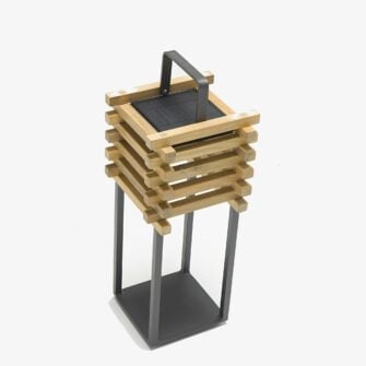 Lampe d'ambiance solaire Stay Teak 03 col