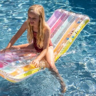 Luxury air mattress with glitter 05