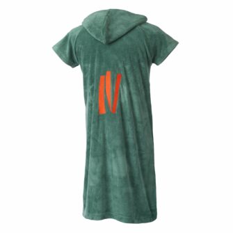 Ocean drive poncho adulte pastèque dos vert