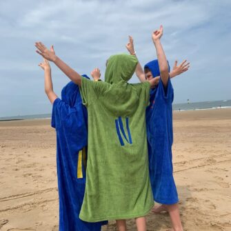 Ocean Drive Poncho Kinder Grün 03