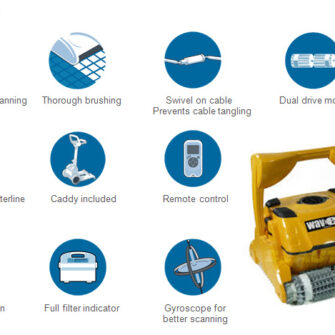 Caractéristiques du robot de piscine Wave 100 Dolphin