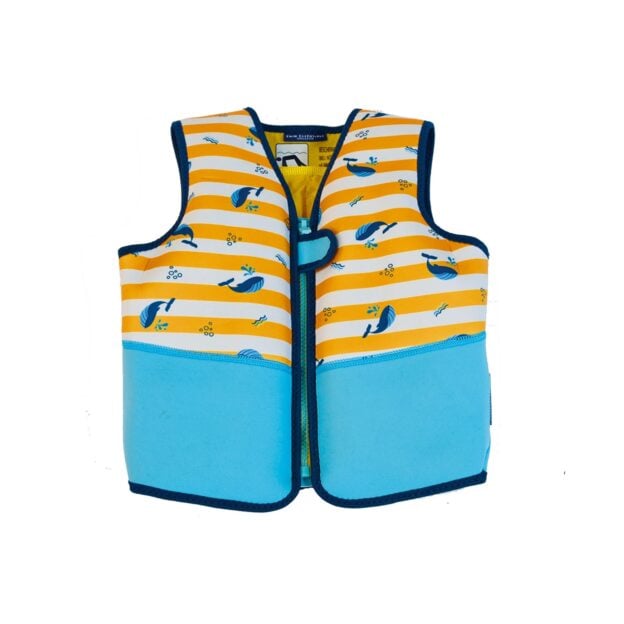 Life jacket with whales