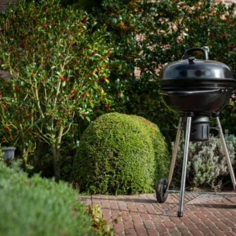 Kettle 42 plus coal barbecue closed