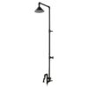 Mora garden outdoor shower black