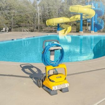 Wave 80 Dolphin zwembadrobot karretje