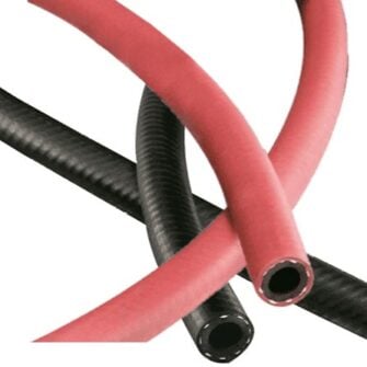 EPDM rubber garden hose red black 01